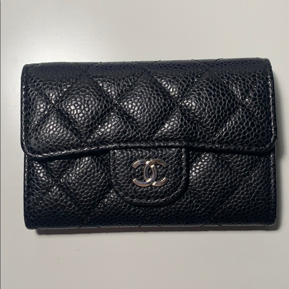 Chanel Classic Small Flap Wallet Quilted Caviar
